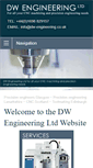 Mobile Screenshot of dw-engineering.co.uk